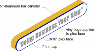 Channel Bars, by Allied Signs, Sedalia, MO